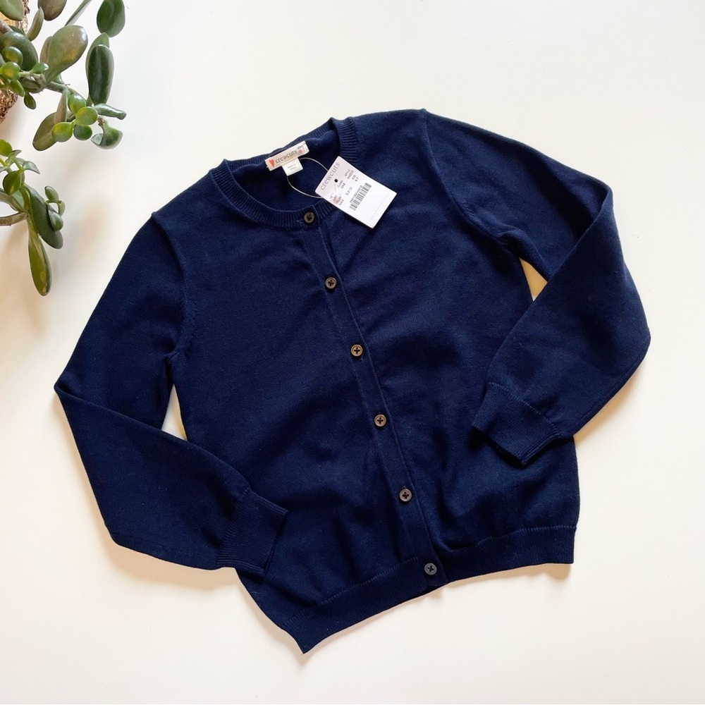 New • Crewcuts Navy Blue Casey Cardigan | 6/7